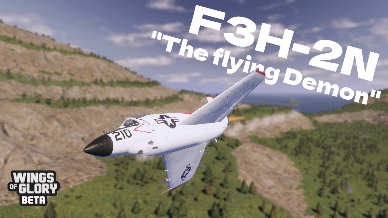 F3H-2N in Wings of Glory! | Gameplay + Review + Tips