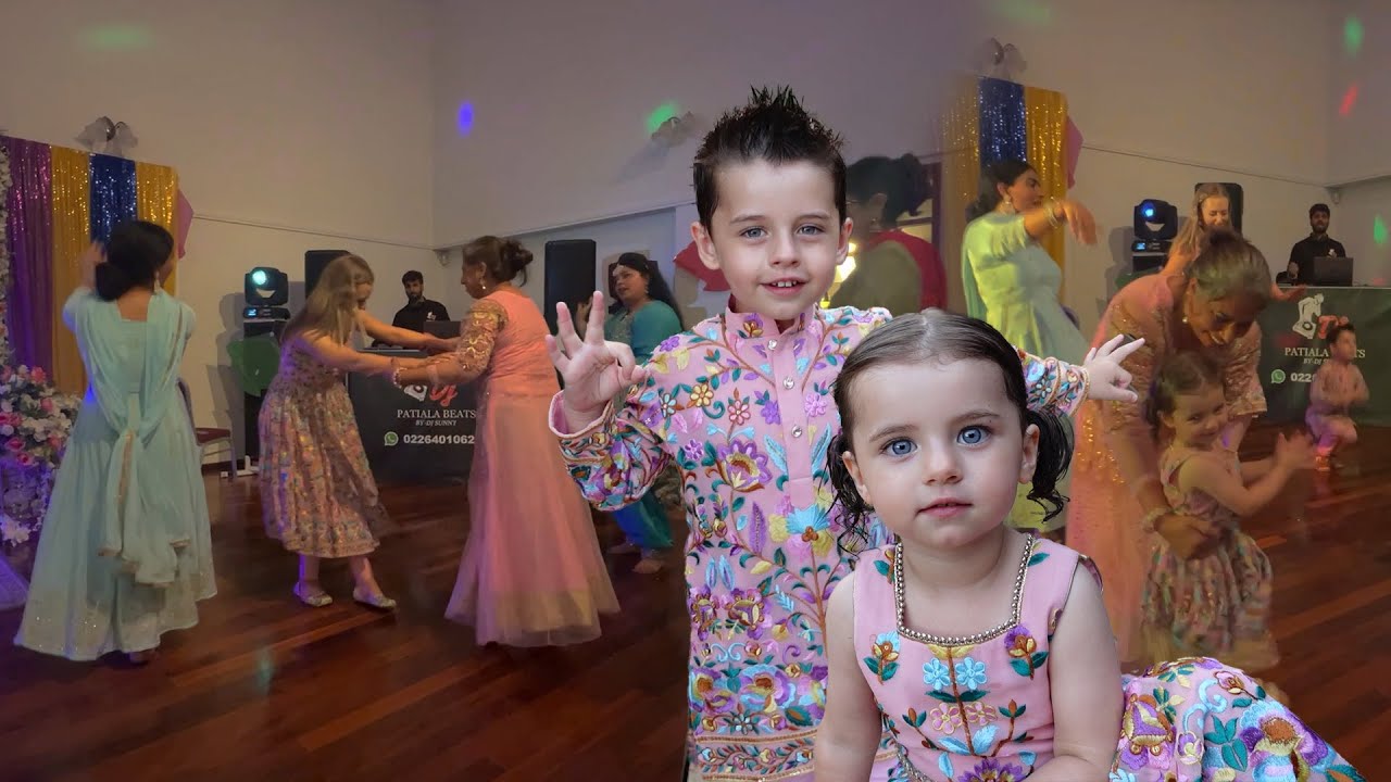 NOAH & HAZEL CELEBRATING THEIR FIRST LOHRI TOGETHER! Giddha With Mummy Ji *Punjabi Vlog*