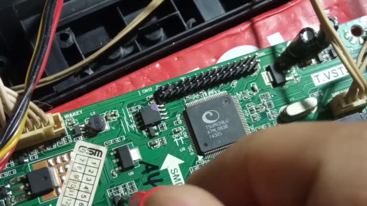 Mengukur Tegangan pada mainboard tv lcd led universal
