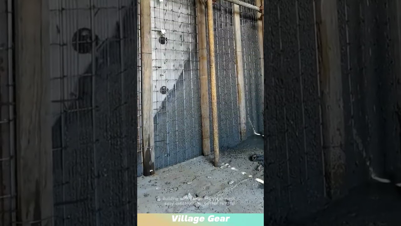 Building with composite steel mesh: easy construction, better results! #construction