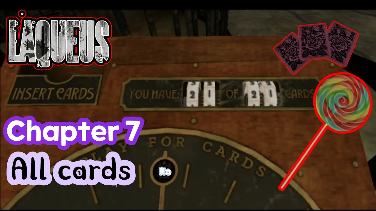카드모으면 사탕주는 게임 Laqueus escape Chapter 7 walkthrough(All cards)