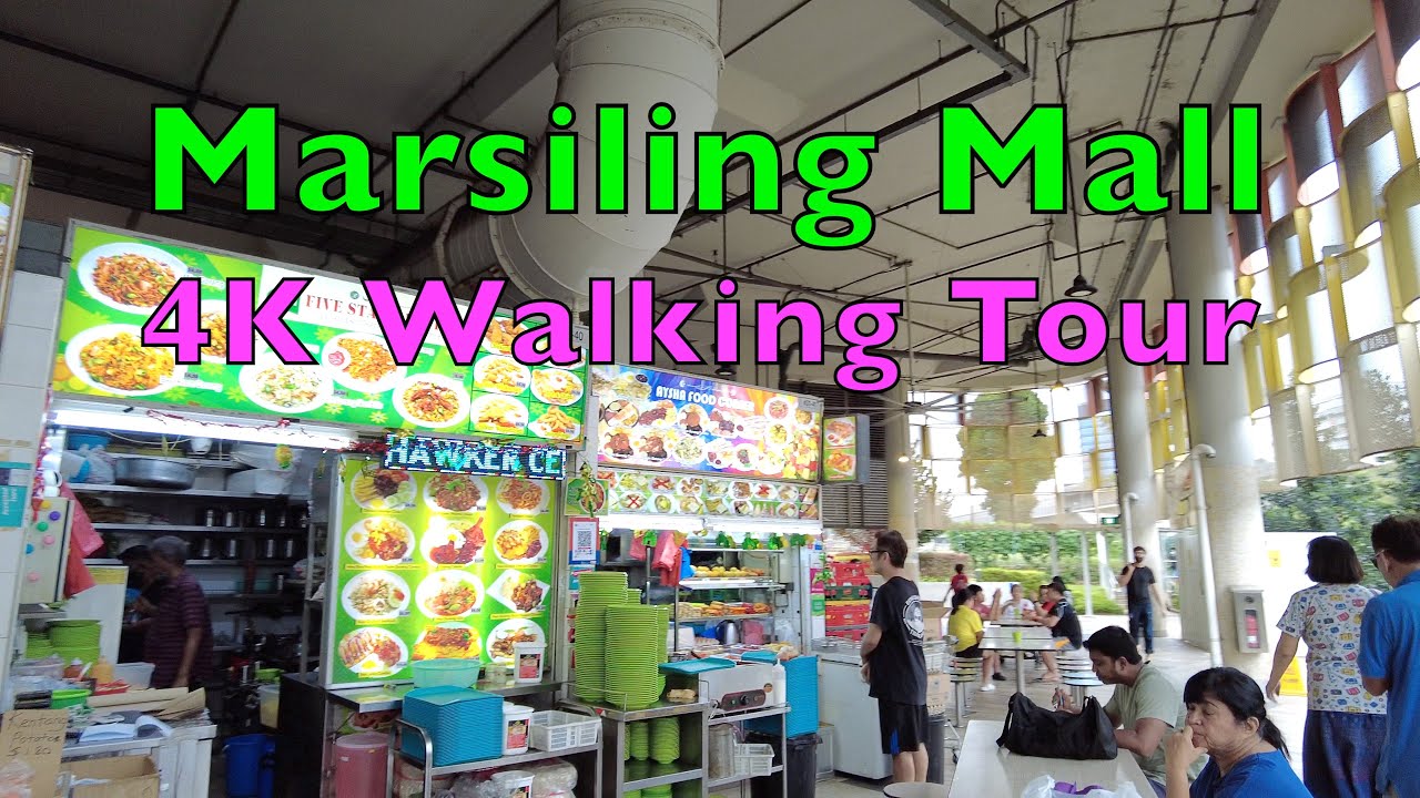 Marsiling Mall VR Tour 4K UHD #walkingtour #hawkerfood #mall