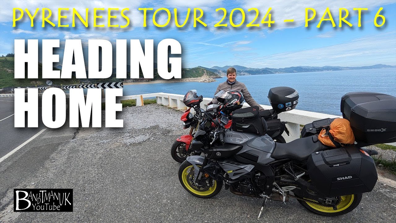 Pyrenees & Paradors 2024 Don't follow this route! Heading home on a Street Triple & MT10
