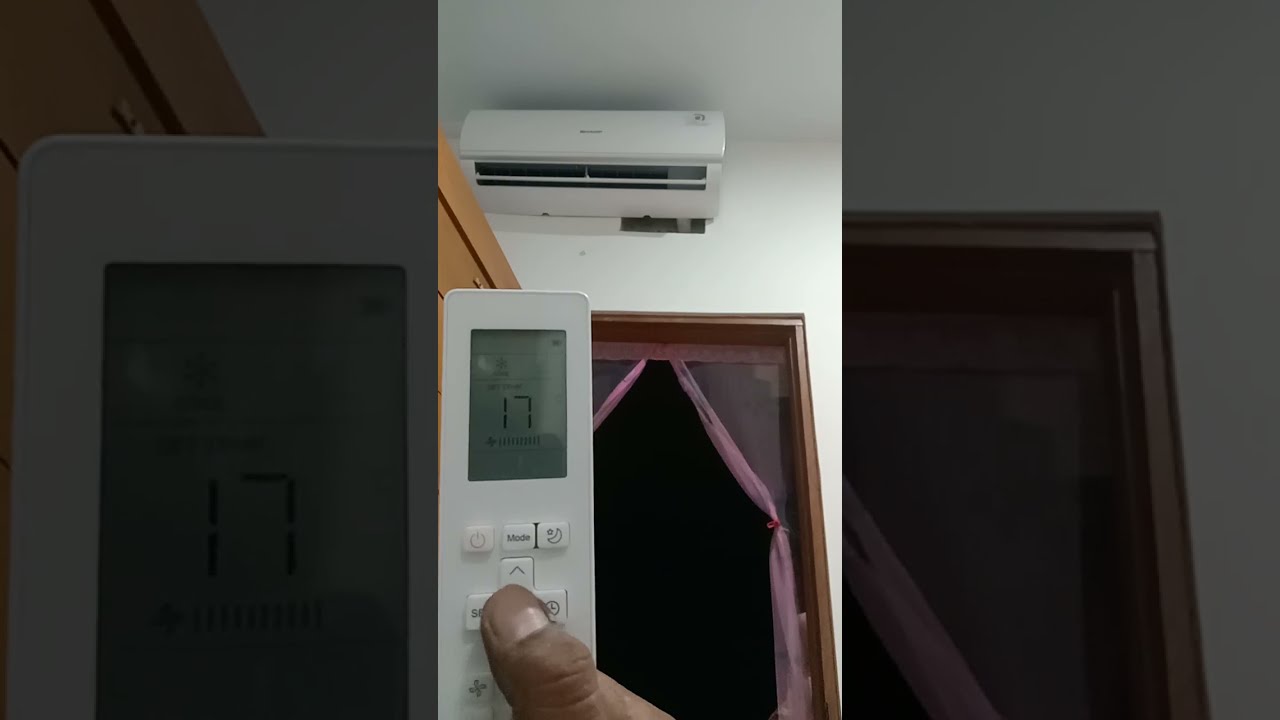 beberapa fiture  remote AC SHARP terbaru
