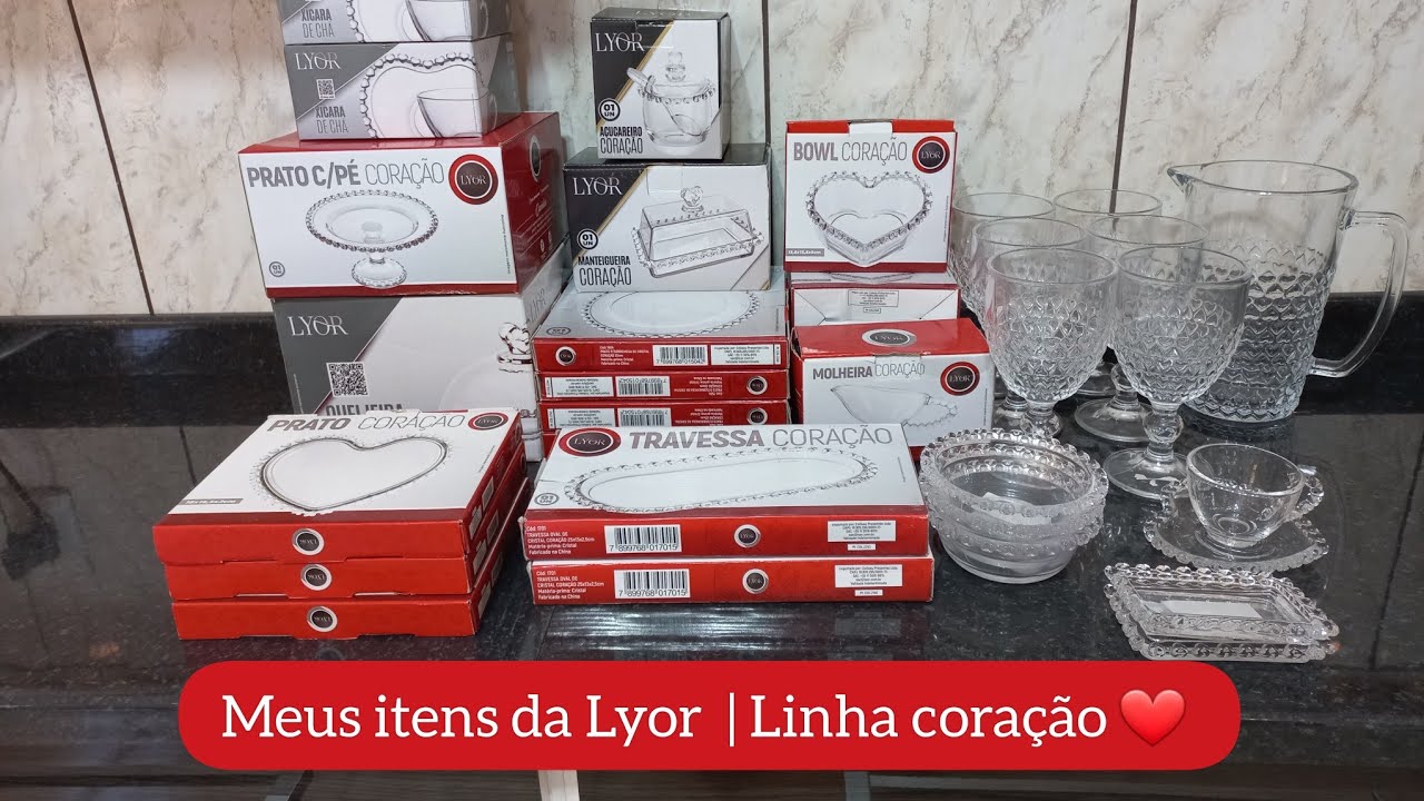 Meus itens da Lyor | Linha coração ❤️