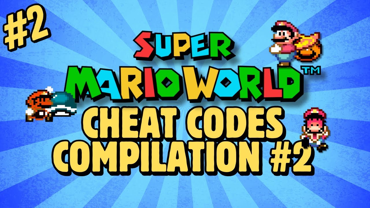 The BEST CHEAT CODES of Super Mario World | CHEAT COMPILATION 2