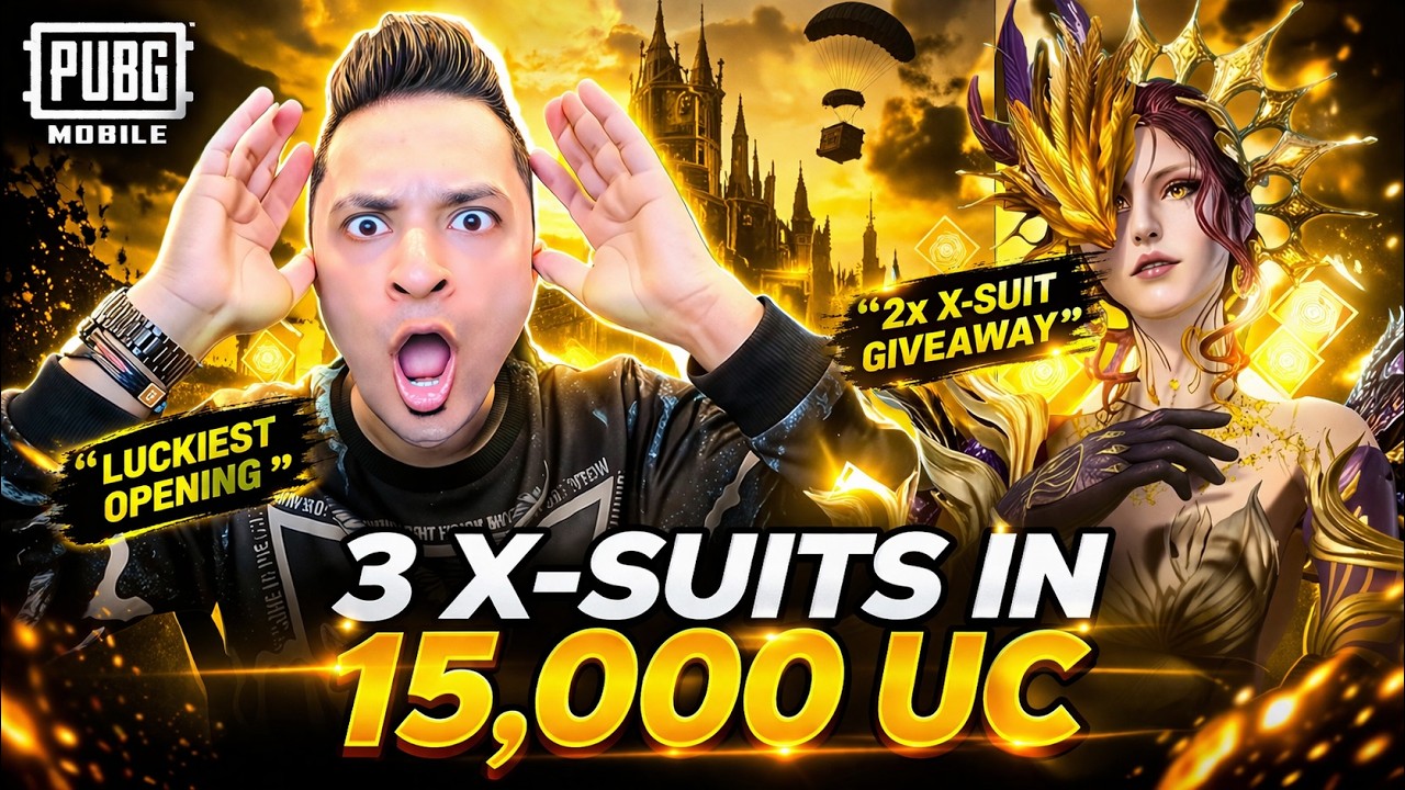 15,000 UC Phoenixtra X-Suit Opening 😱 2 X-Suit GIVEAWAYS! 🔥PUBG MOBILE