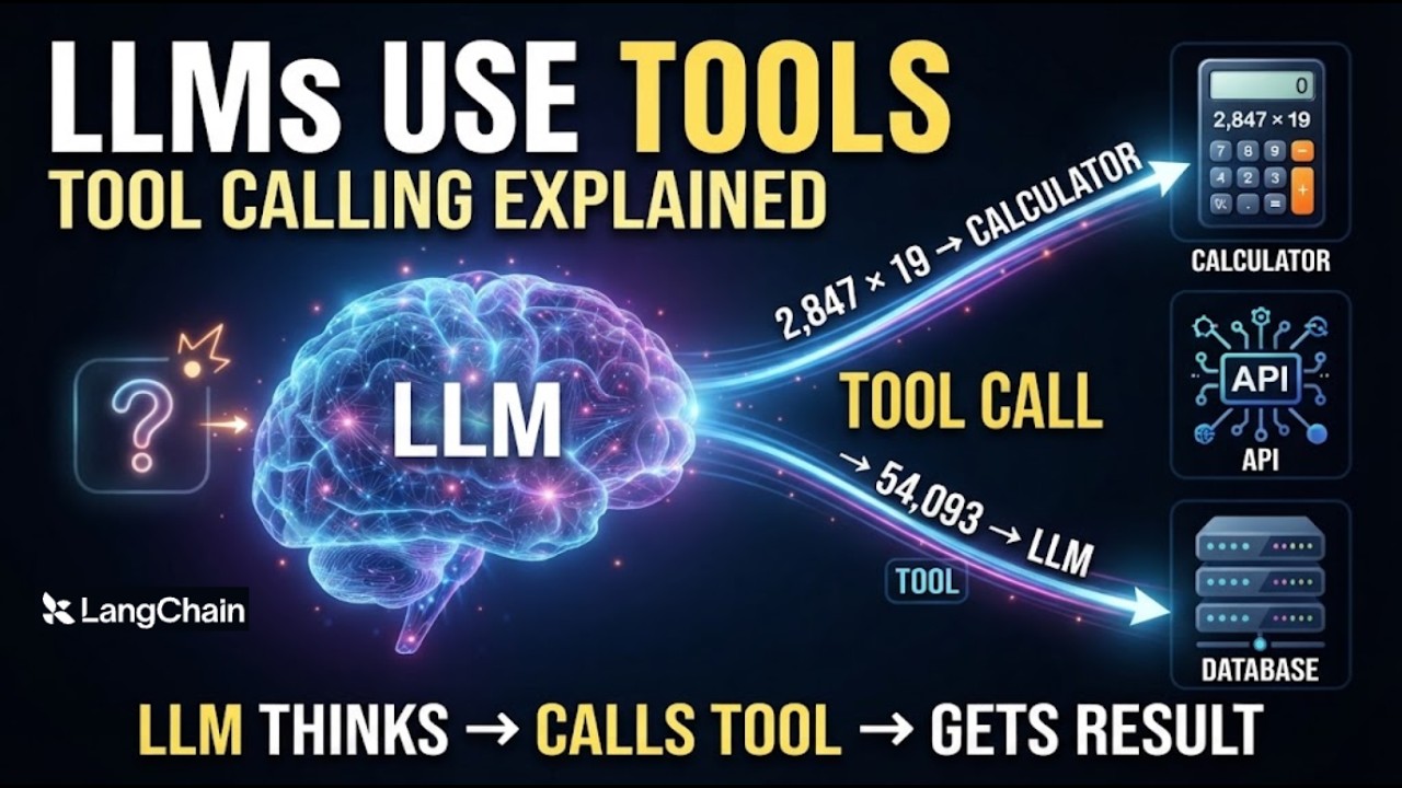 #10. How LLMs Use Tools 🤖 | Tool Calling Explained (With Example)