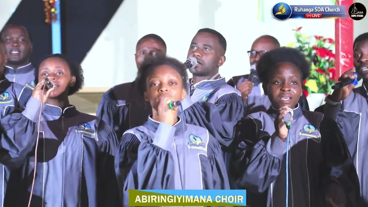 INDIRIMBO NZIZA YA CHORALE ABIRINGIYIMANA. RUHANGA SDA LIVE PERFORMANCE