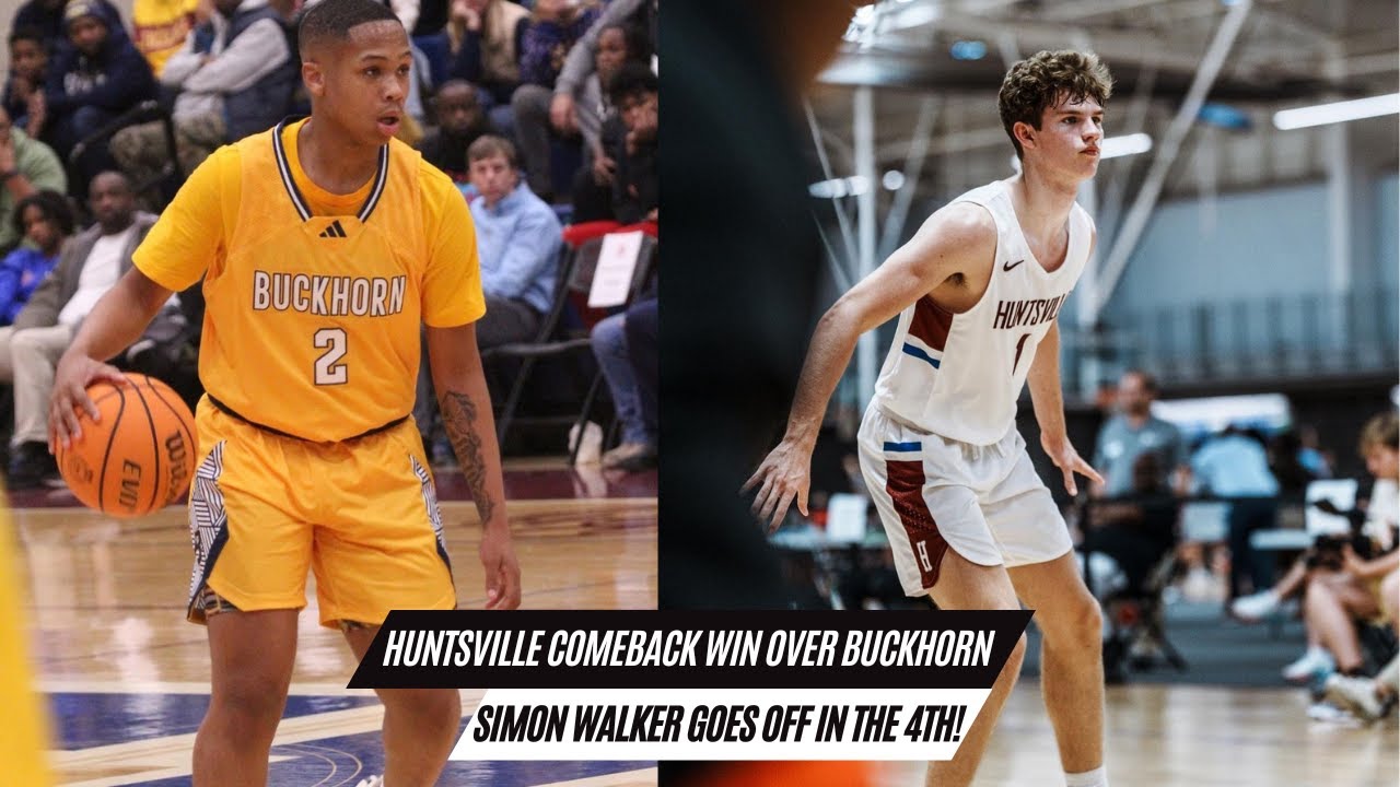 Huntsville with Comeback win over Buckhorn! Simon Walker goes OFF!!