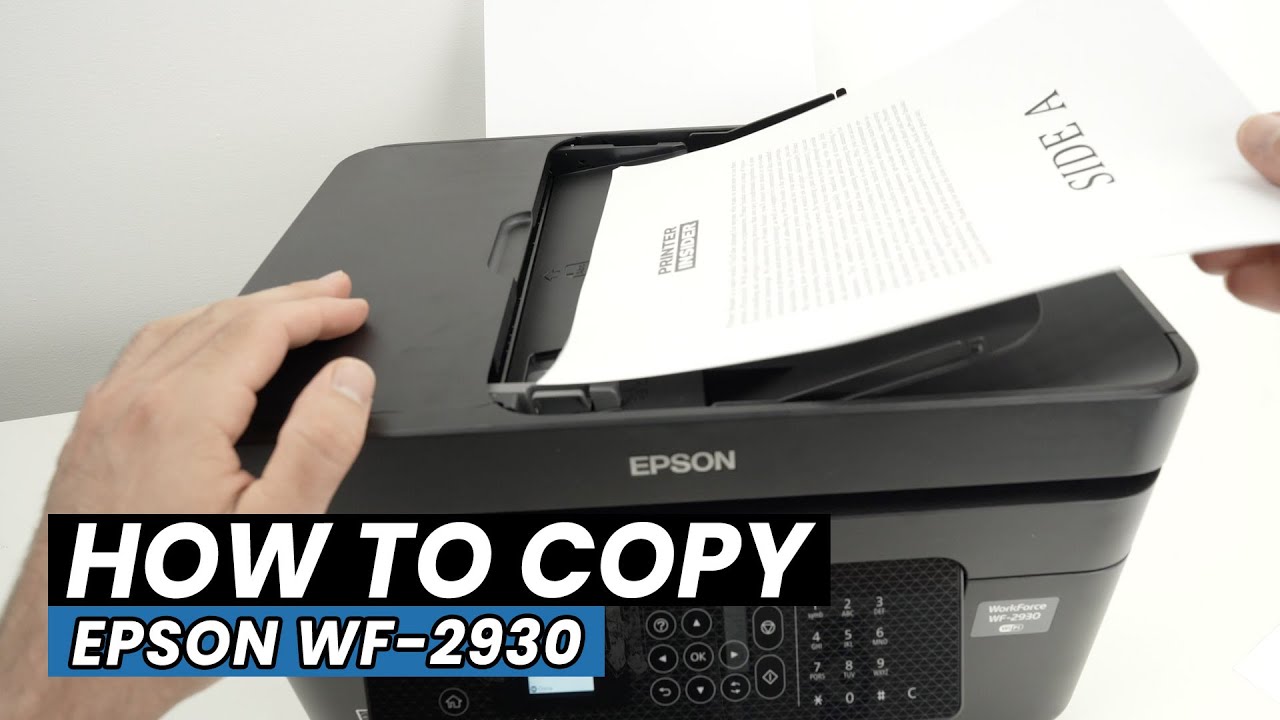Epson WF-2930: как сделать копию