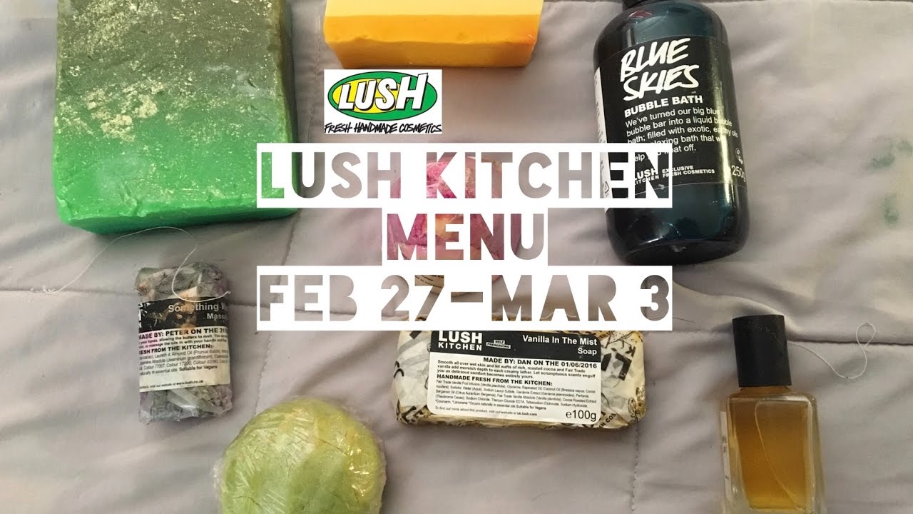 Lush Kitchen Menu Feb 27-Mar 3