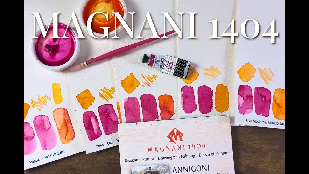 Акварельная бумага Magnani 1404: мой новый фаворит!