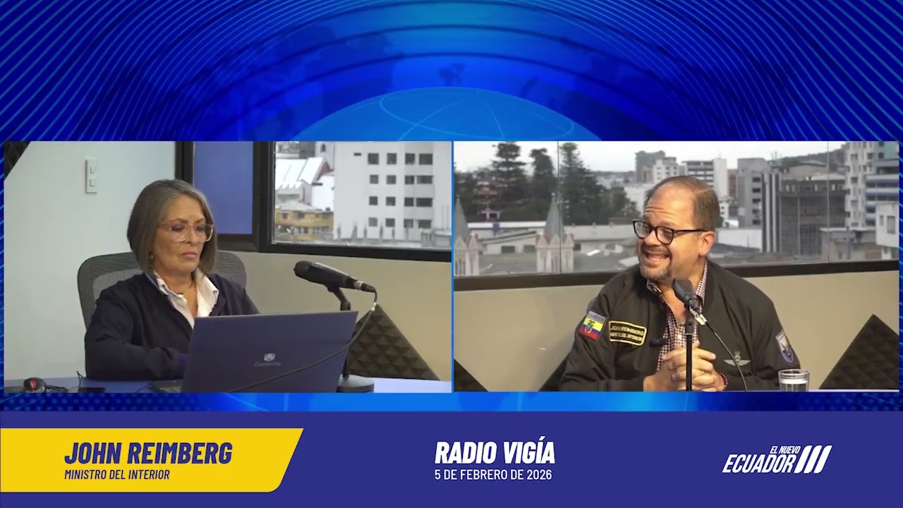 ENTREVISTA DEL MINISTRO DEL INTERIOR, JOHN REIMBERG, EN RADIO VIGIA
