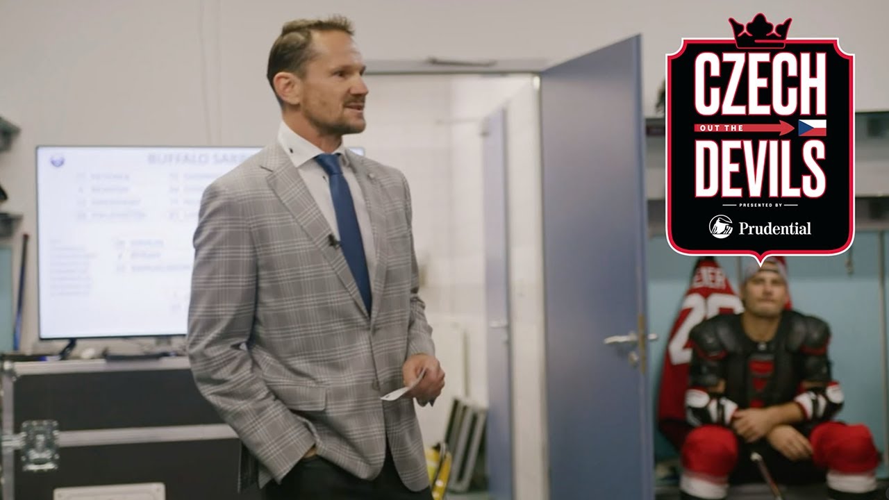 Patrik Elias' pre-game speech at Global Series in Prague