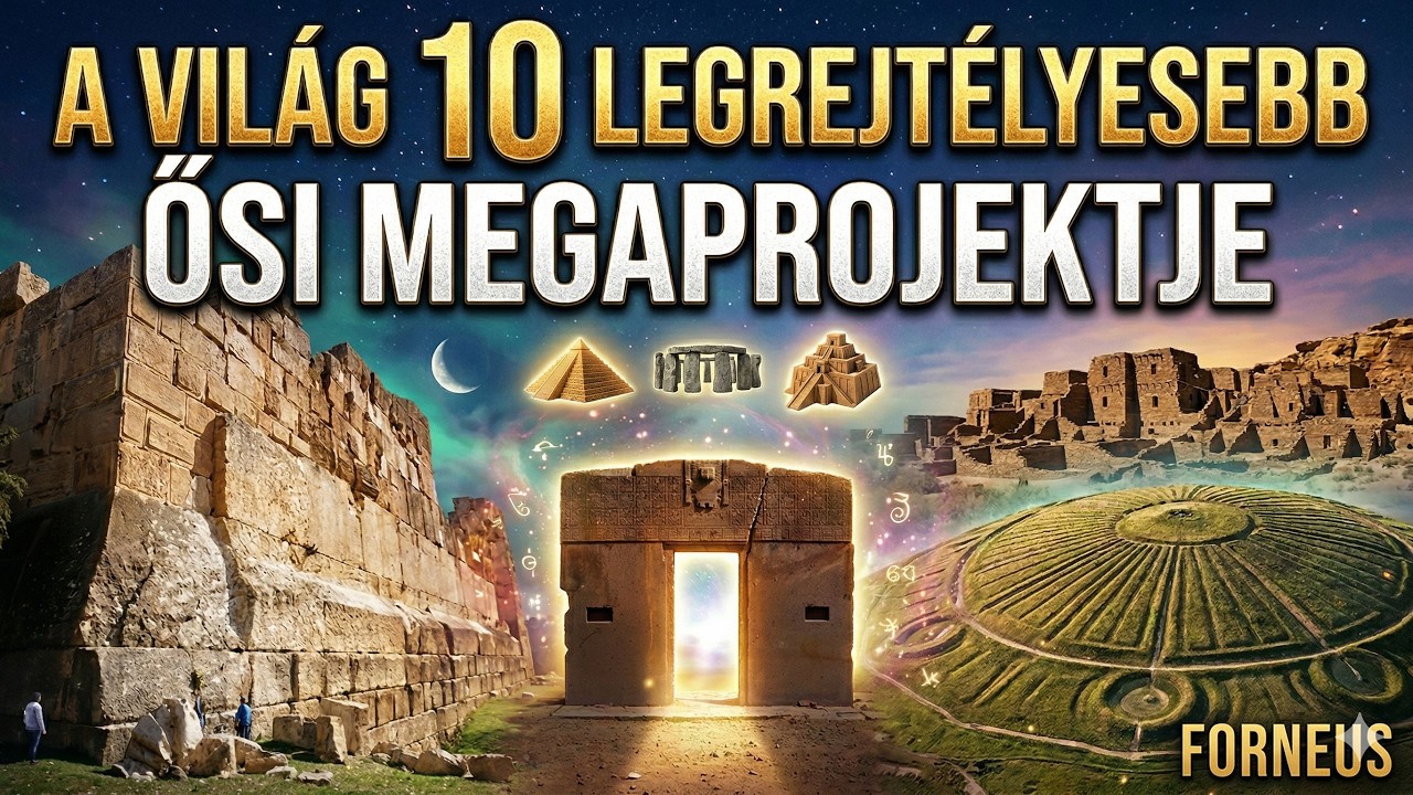 A vil&aacute;g 10 legrejt&eacute;lyesebb ősi megaprojektje