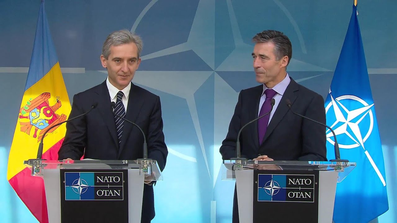 2013 06 14 Intrevederea Iurie Leanca   Anders Fogh RASMUSSEN Secretarul General NATO