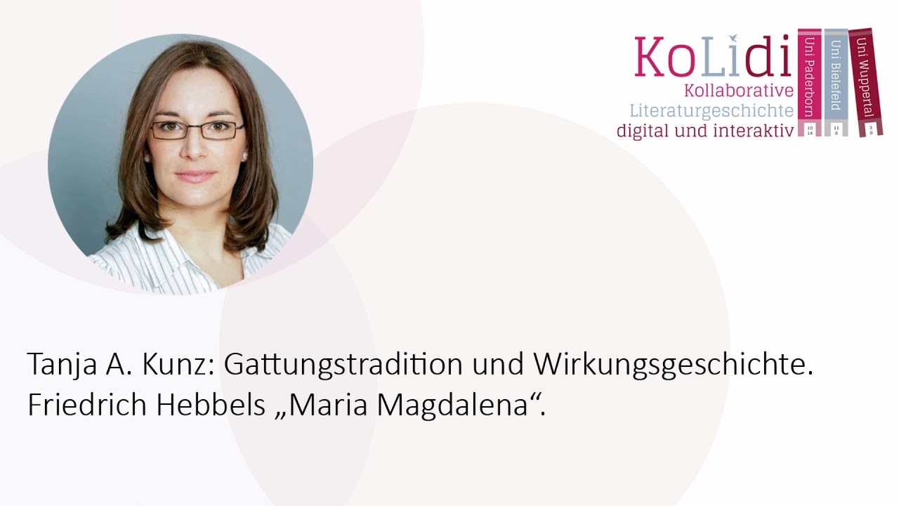 KoLidi Podcast: Friedrich Hebbels „Maria Magdalena“. Gattungstradition und Wirkungsgeschichte