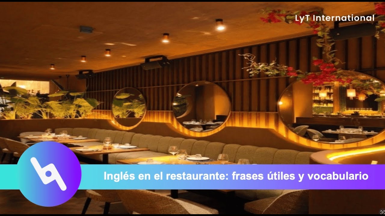 Inglés en el restaurante, frases útiles y vocabulario