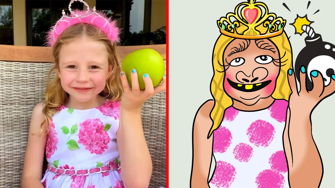 Nastya and the story about the tooth fairy | Funny drawing meme