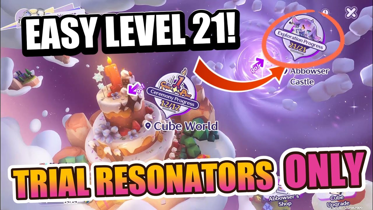 How to Abbowser Castle level 21 WITHOUT resonators! | Wuthering Waves