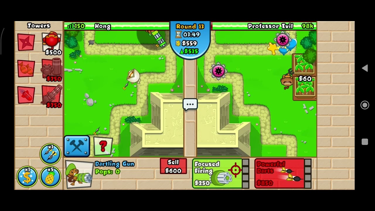 Beat New Professor Evil Easy Challenge - Easy Ways (BTD Battles) #btd #btdbattles