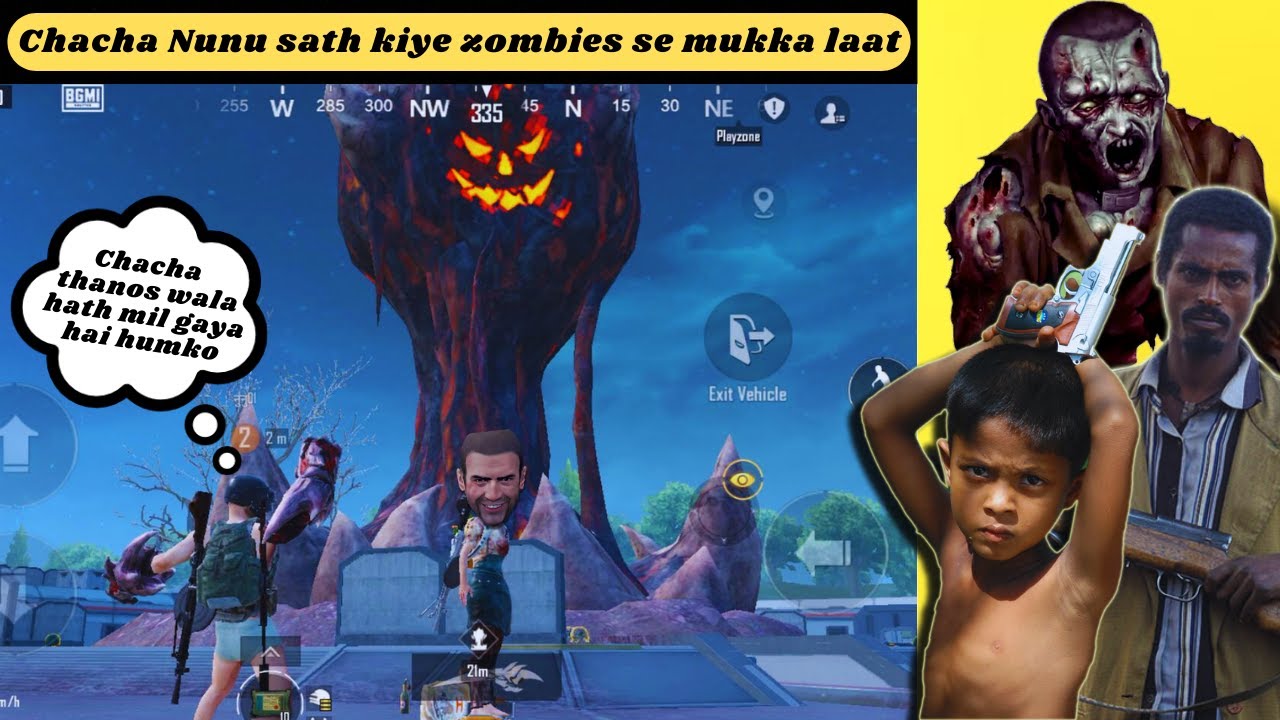 Chacha Nunu ka zombies ke sath mukka laat