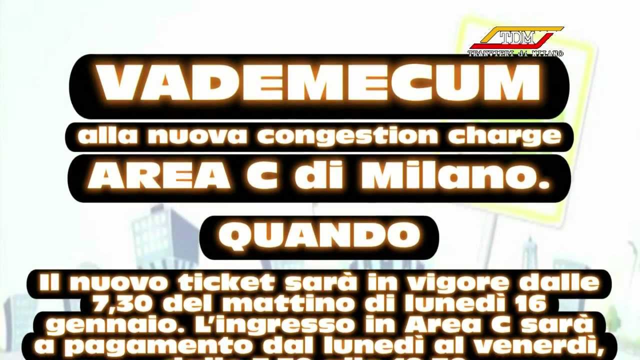 Dal 16 Gennaio AREA C a Milano - VADEMECUM PER ORIENTARSI