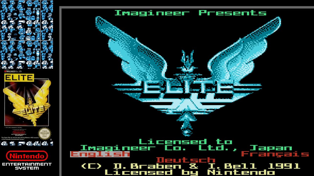 Let's play Elite (NES) 1984 (1991 Nes port) - Longplay Series Journey to Combat: Elite - Ep 3