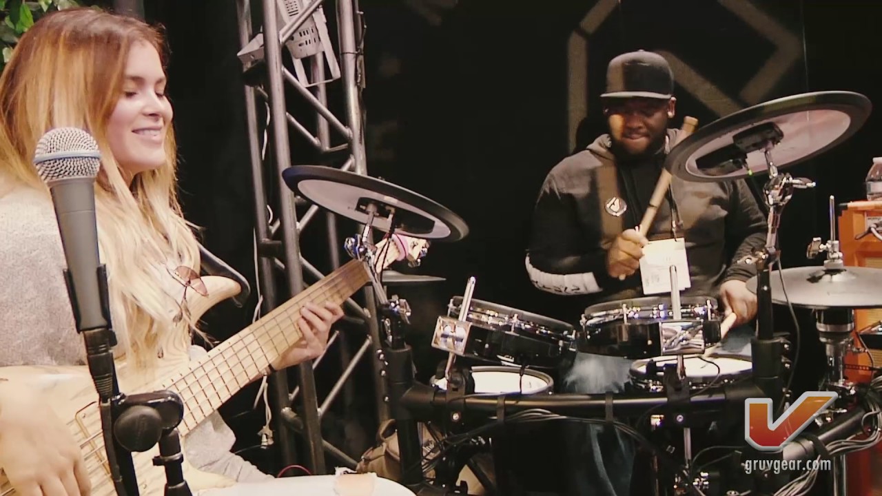 GRUV GEAR Artists Saya Gray, Chris Payton, & Ced Mitchell jam at NAMM 2016! (Part 2)