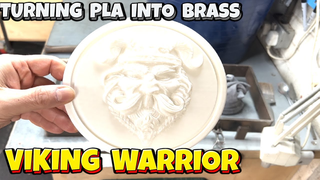 Petrobond Sand Casting A Viking Warrior into Aluminium Bronze - Molten Metal - Ingot - Let's Cook!