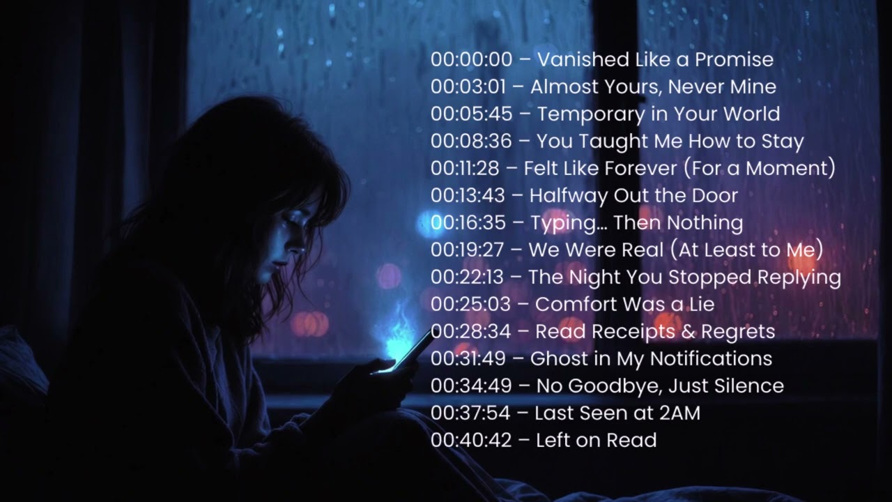 He Said Forever… Then Disappeared  | A Ghosting Playlist