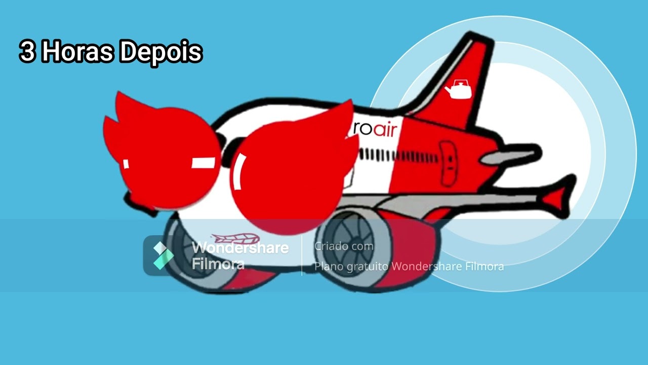 Voo RoAir 5480 happy planes Animation