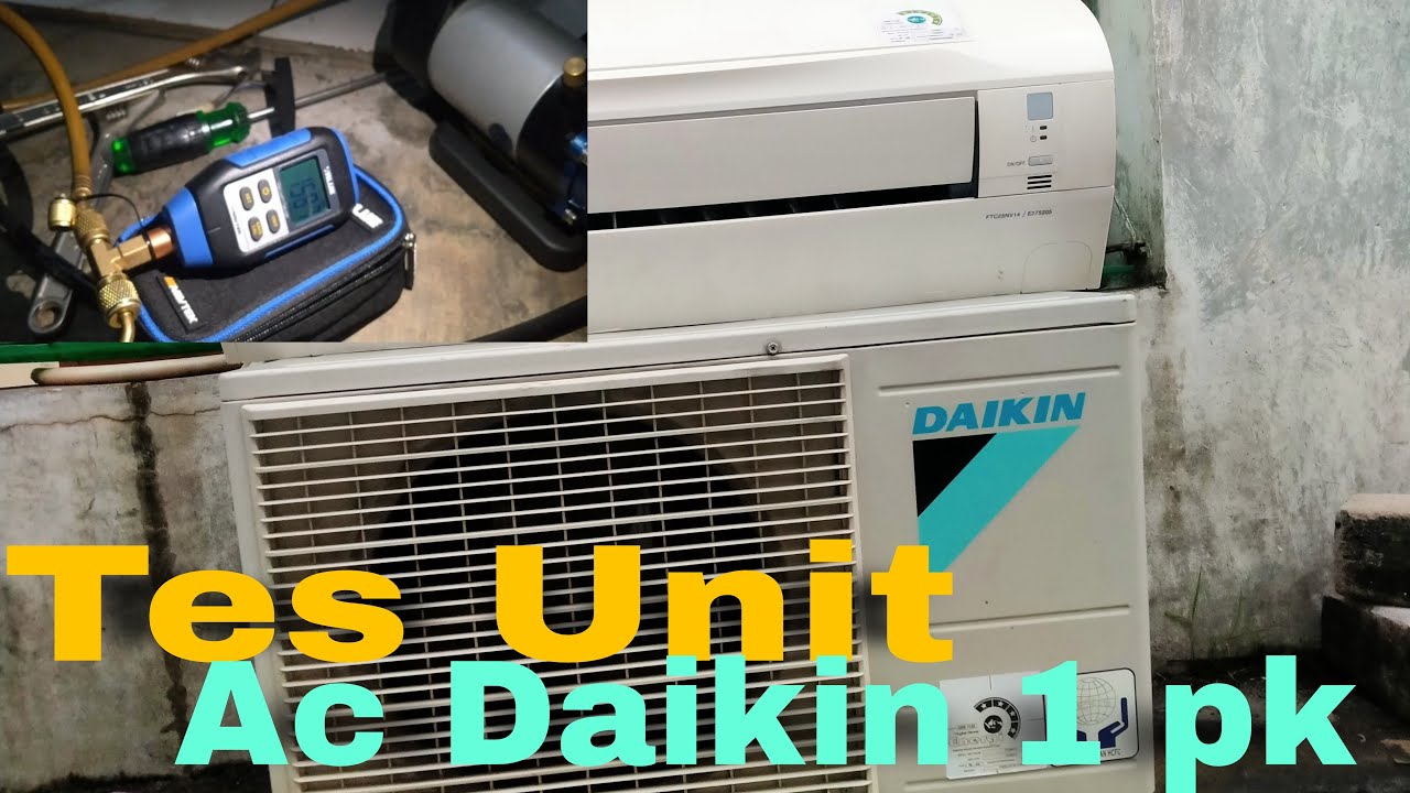 Tes Unit Ac Daikin Setelah Overhoul|Ac Daikin Model Ftc25nv14|Cara Pasang Ac Daikin