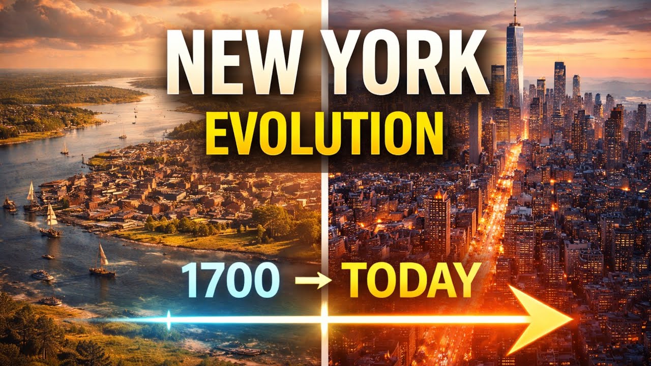 New York City Evolution in Timelapse (1600–2026)
