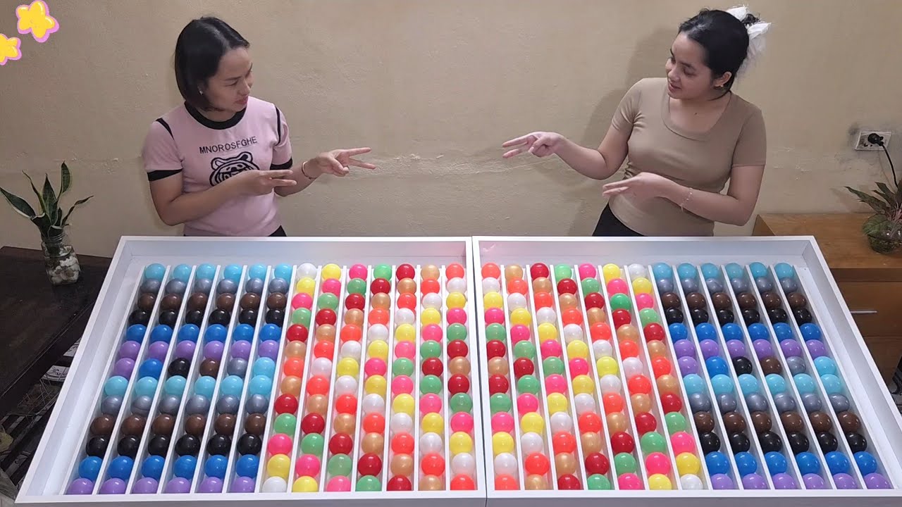 🎧 Relaxing Color Ball Sorting with Gentle ASMR | Calm but Competitive