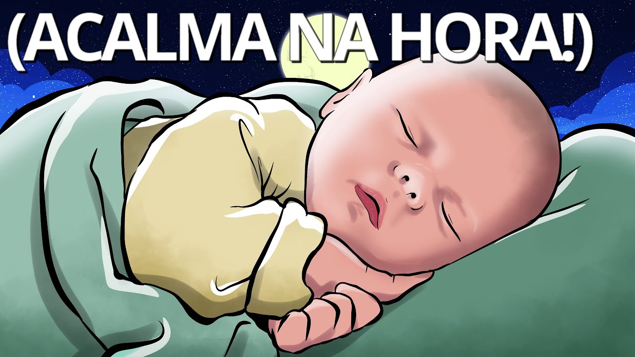 MÚSICA PARA ACALMAR BEBÊ COM CÓLICA E FAZER DORMIR - Canção De Ninar Ruído Branco Para Recém Nascido