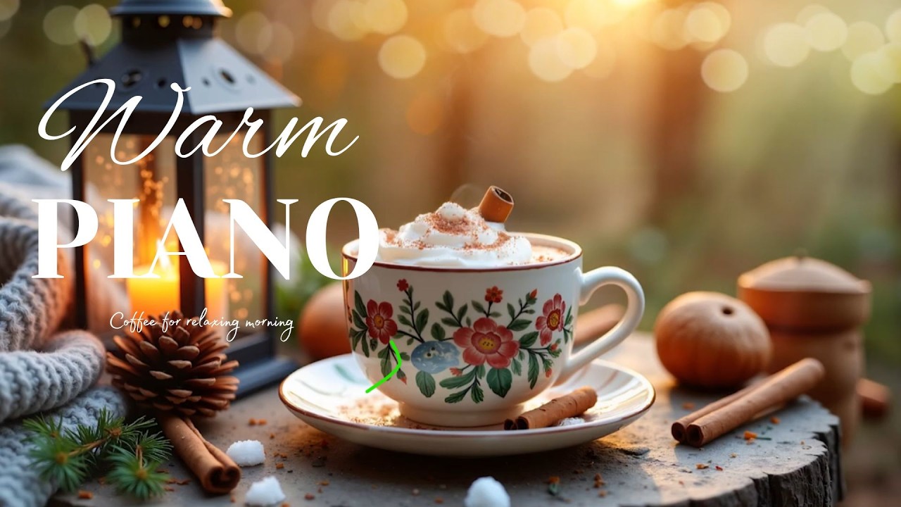 Warm Ghibli Piano ☕ Coffee Morning Music for Positive Mood, Deep Focus & Relax