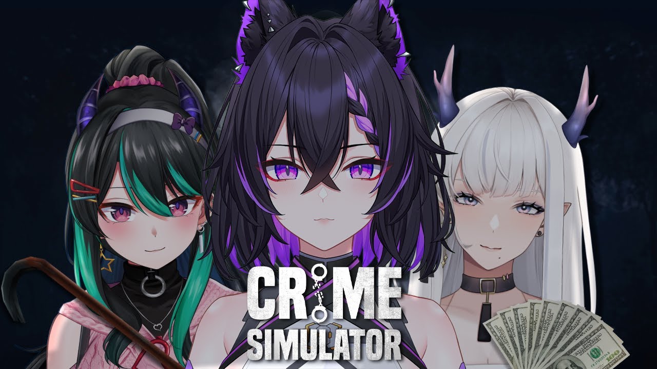 【Crime Simulator】3 VTuber cewek menyusup jadi maling ke rumah kamu.