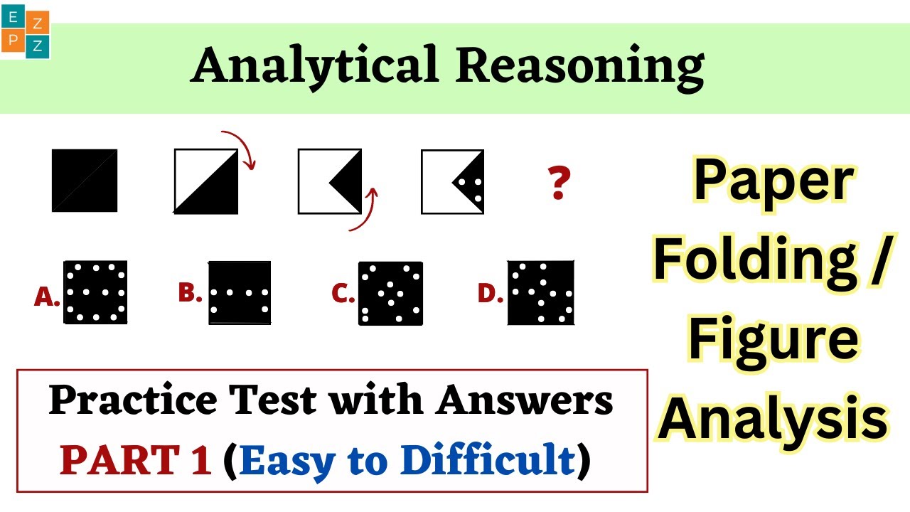 Fold and Unfold: Paper Folding Reasoning Quiz Challenge | PART 1