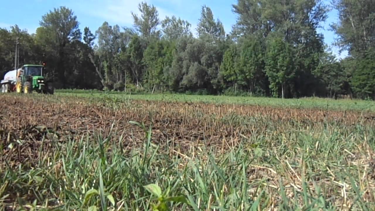 Az. Agricola Anzilutti, Spargimento liquame 2012