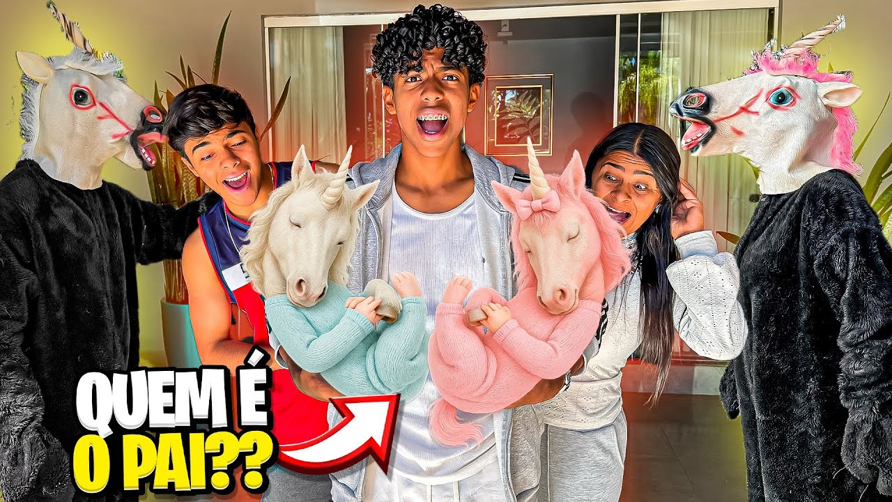 A UNICÓRNIA TEVE BEBÊS E NÃO SABEMOS QUEM É O PAI!