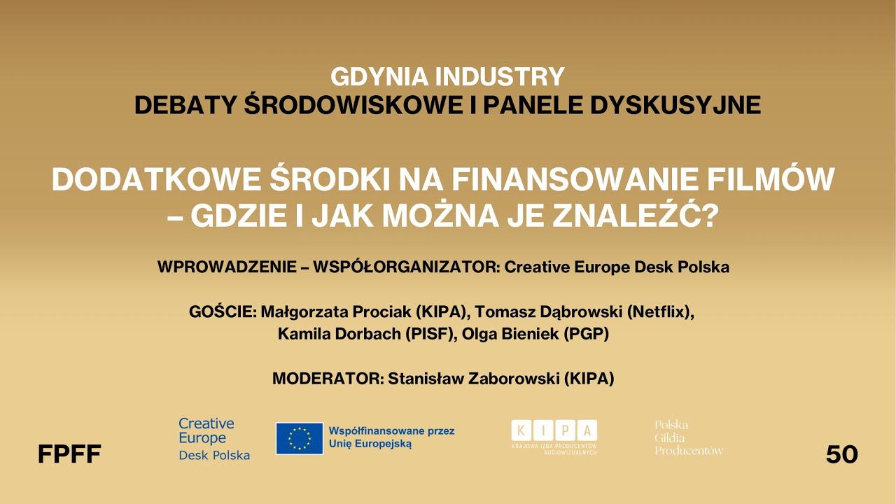 DODATKOWE ŚRODKI NA FINANSOWANIE FILMÓW – GDZIE I JAK MOŻNA JE ZNALEŹĆ? | Gdynia Industry