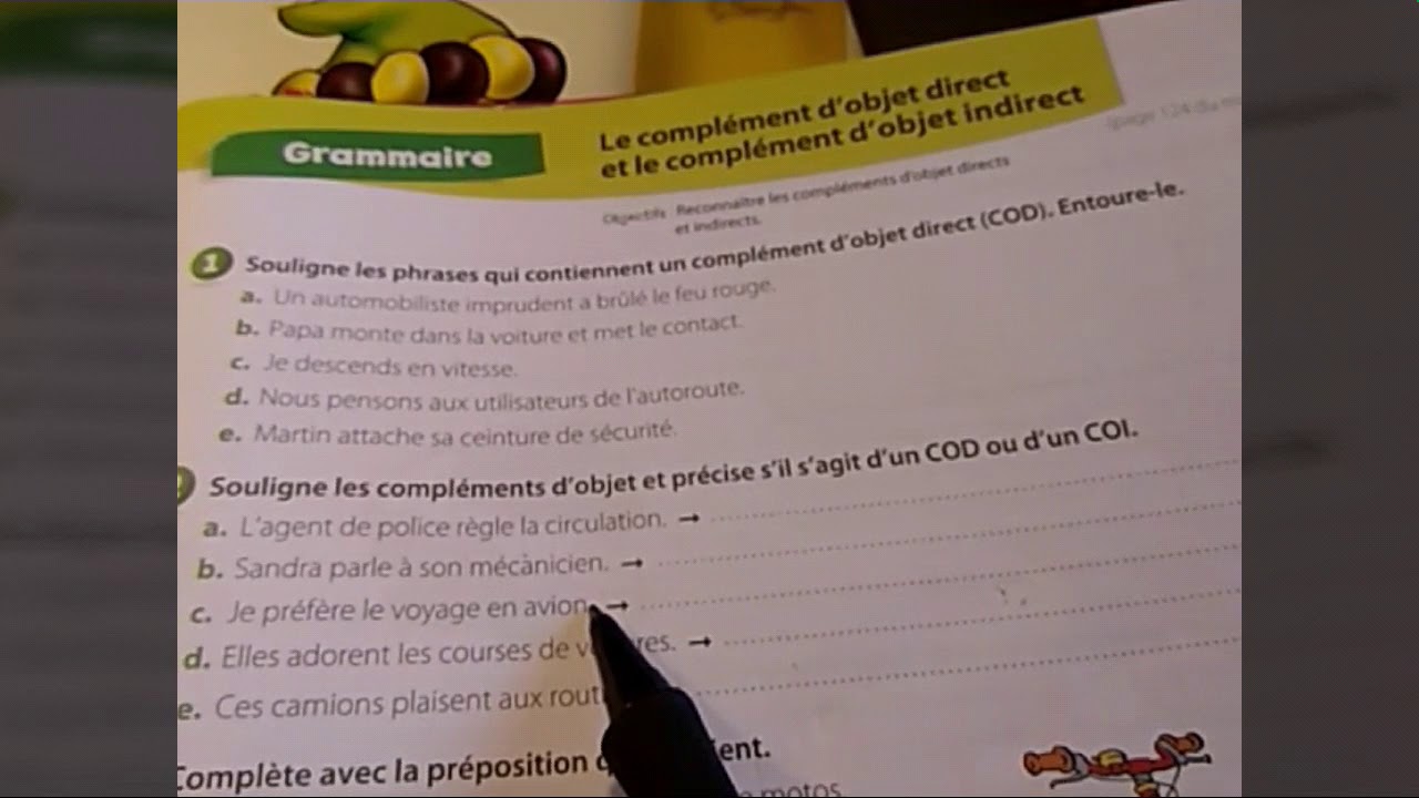 Le#complément#d'#objet#direct# et le #complément# d#'objet#indirect#COD#COI#