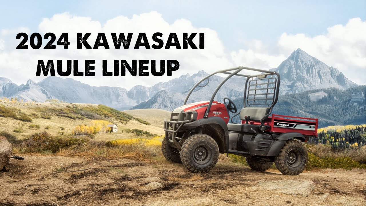 2024 Kawasaki MULE Lineup