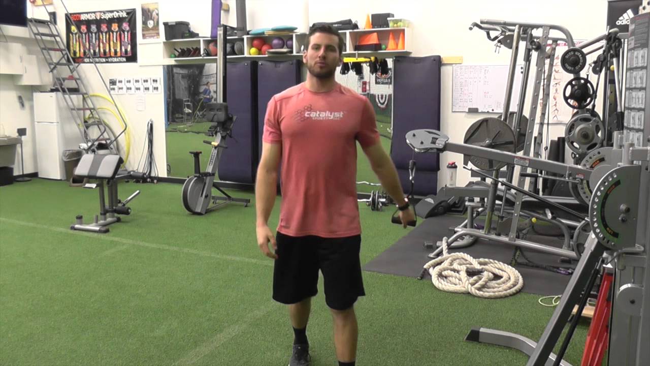Baseball Specific Core Workout: Cable Movements