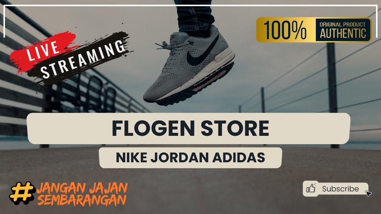 🔴LIVE SNEAKERS INDONESIA SEPATU ORIGINAL AUTHENTIC 100% NIKE DUNK JORDAN #sepatuoriginal #SepatuNike