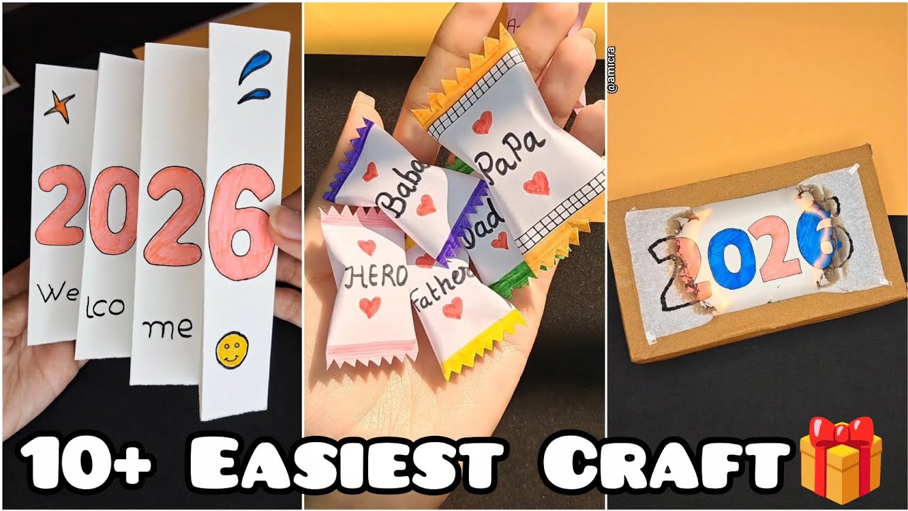 10+ Easiest Paper Craft Ideas for 2026 🎁😍💡 #short #shorts #shortsvideo #youtube #shortvideo #art 