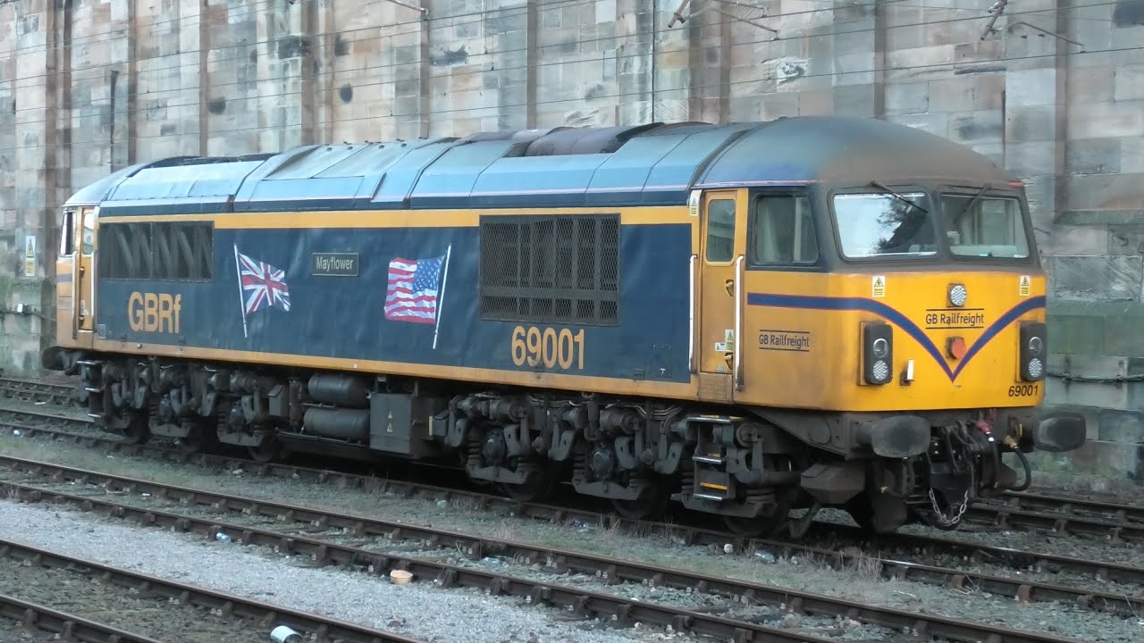 Fantastic Busy Evening At Carlisle Station Freight  Passenger Trains GBRF Class 69 WCML