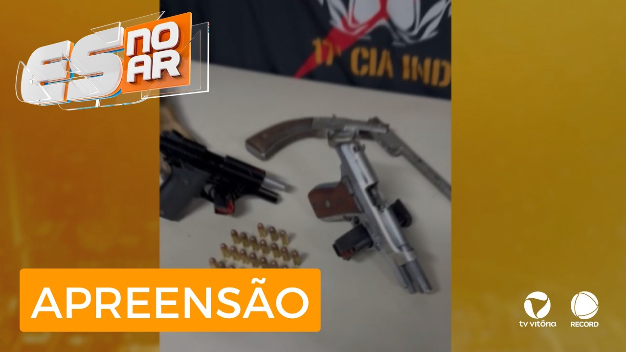 Polícia encontra armas debaixo da terra